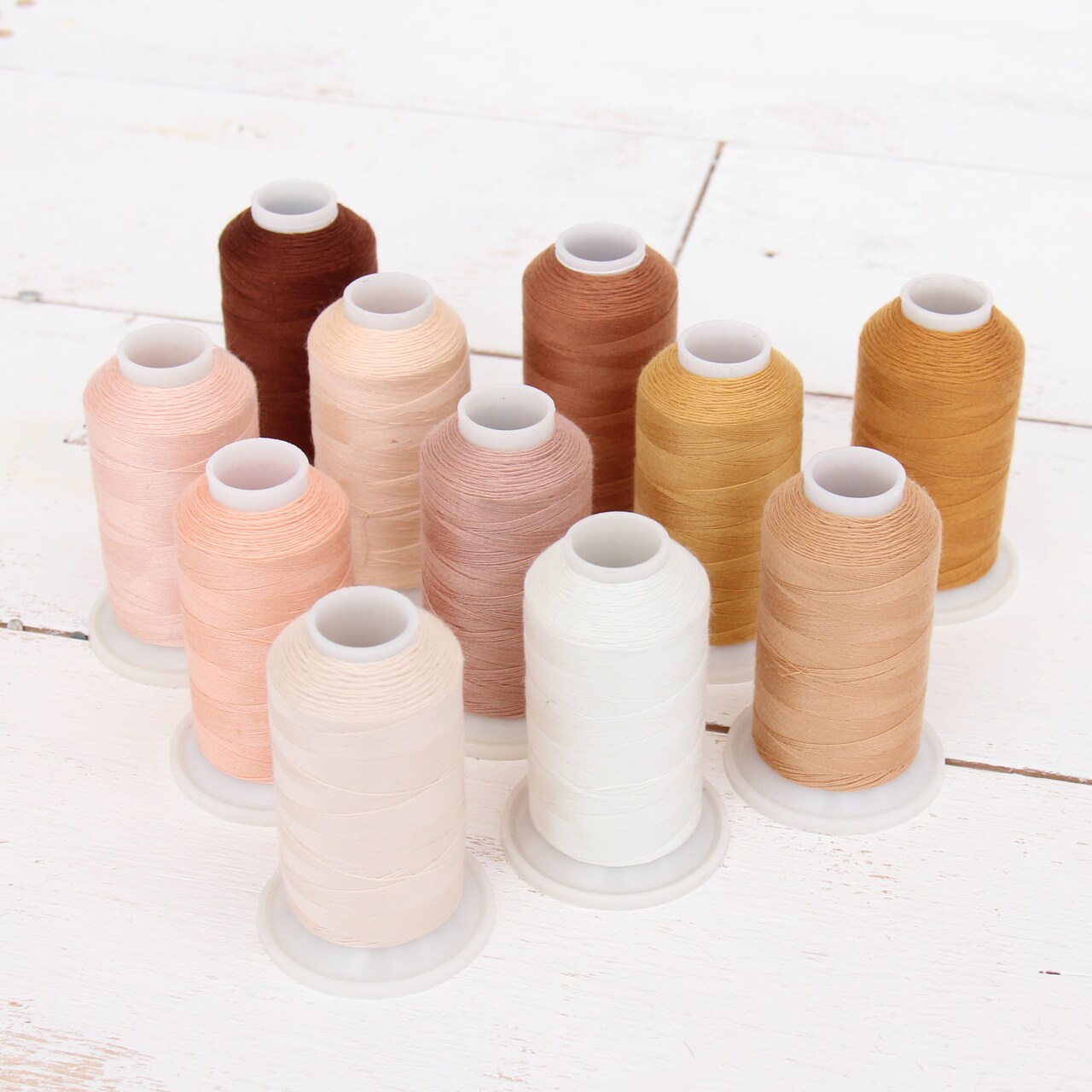 Threadart Polyester All-Purpose Sewing Thread Sets - 600m - Over 12 Sets Available - 50S/3 -For apparel, drapery, crafts and more
